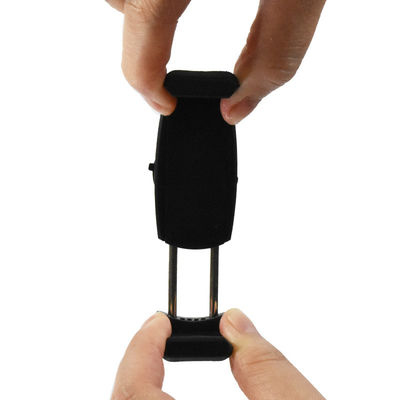 360 βαθμός 5595mm μαύρος κινητός τηλεφωνικός κάτοχος για το φως δαχτυλιδιών Selfie